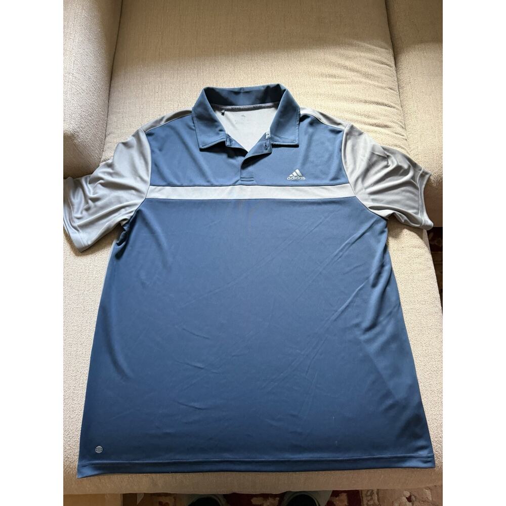 Adidas Men's Golf Colorblock Polo Shirt Size XLT